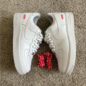 Nike Air Force 1 Low - Supreme White - Size US 10.5